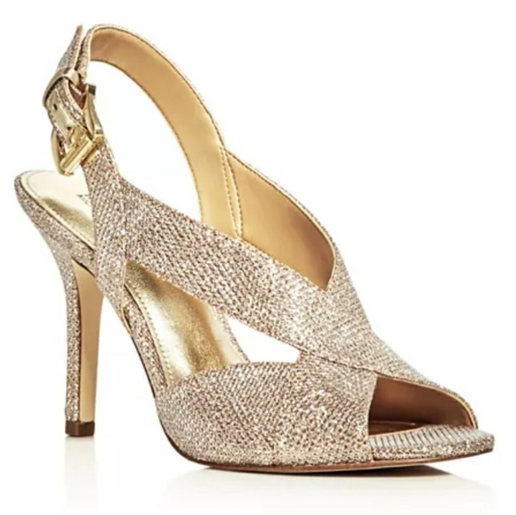 Michael Kors Shoes - Beautiful Michael Kors Sparkly Slingbacks!
